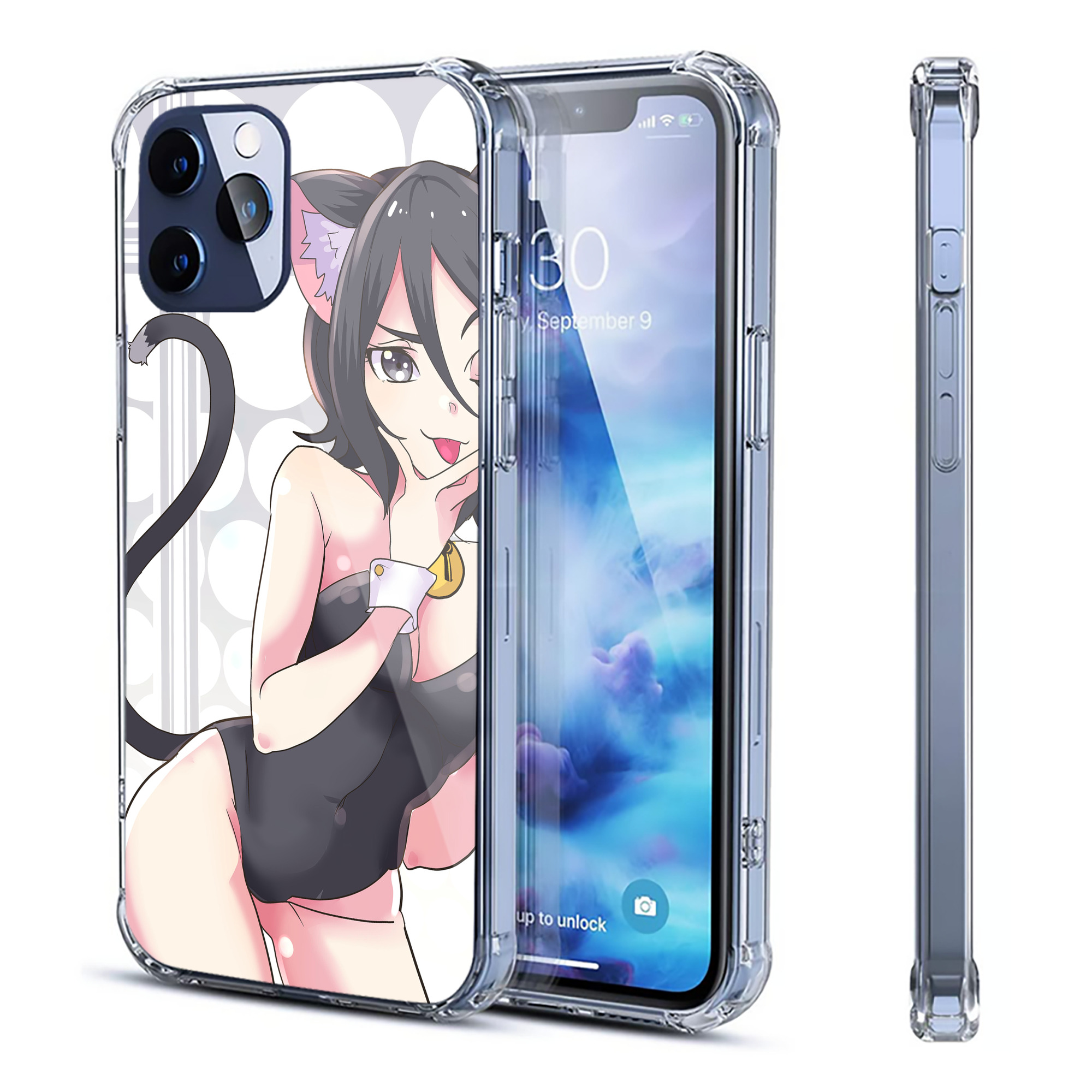 （画像用） ブリーチ BLEACH 【iPhone 12シリーズ対応】透明スマホケース（クリアソフトケース）